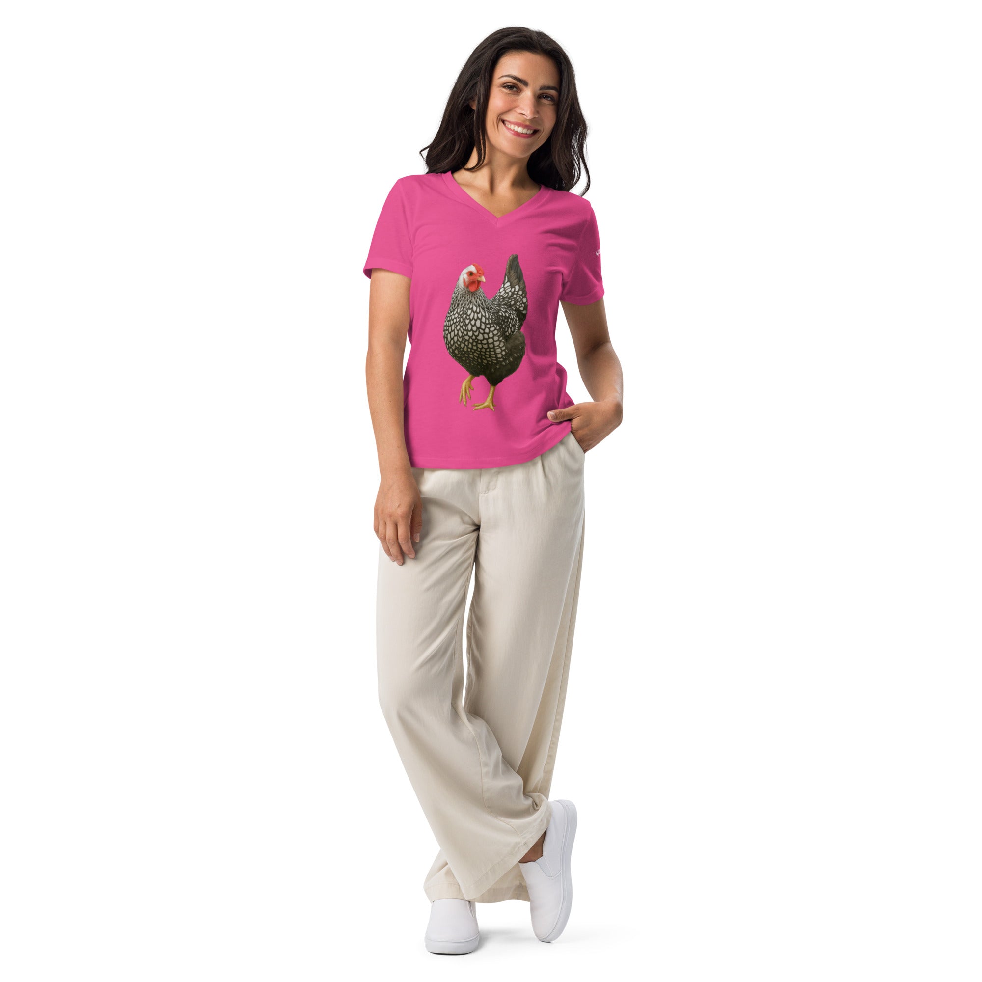 Wyandotte Women’s relaxed v-neck t-shirt