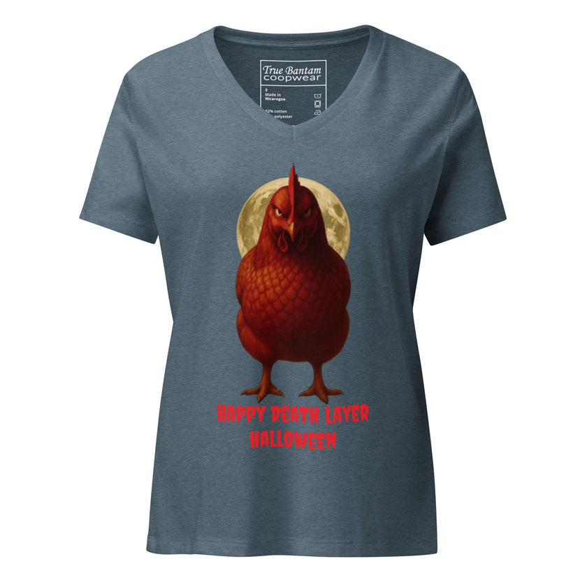 Halloween Death Layer Women’s relaxed v-neck t-shirt