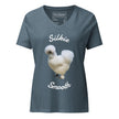 Silkie Smooth Women’s relaxed v-neck t-shirt