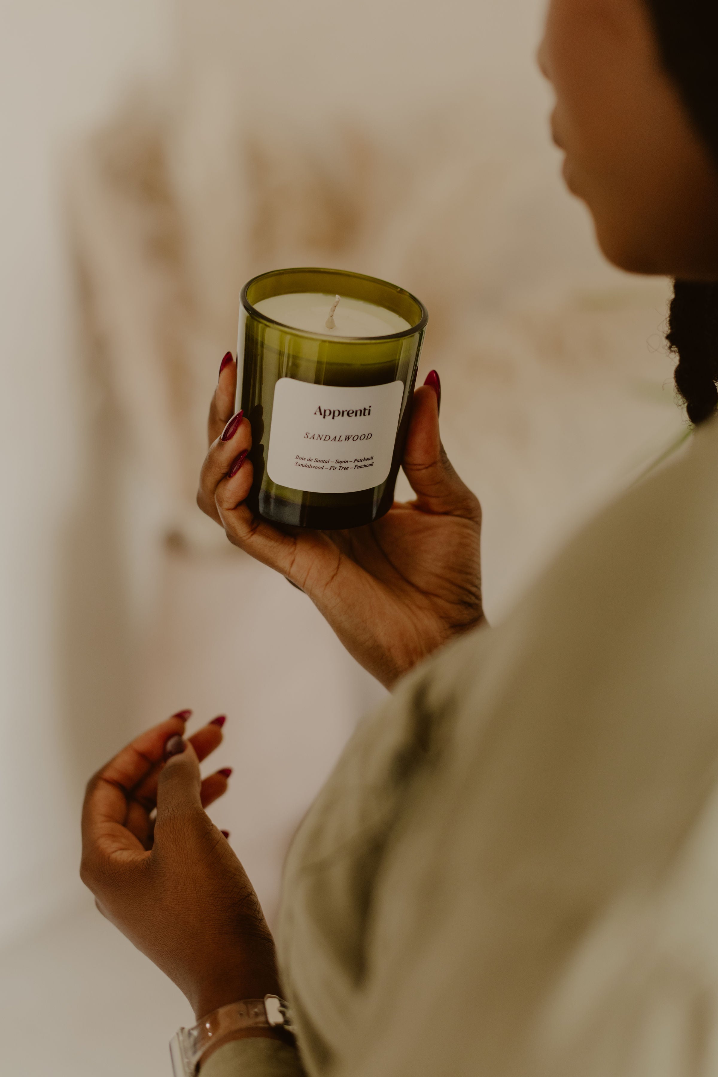 Wood 01 Candle