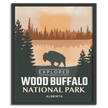 Wood Buffalo National Park 'Explored' Poster, Canada Parks
