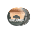 Wood Buffalo National Park of Canada Pinback Button, Canada Parks