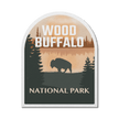Wood Buffalo National Park of Canada Waterproof Vinyl Sticker, Canada Parks