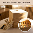Wooden storage/sorter for constructor