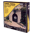 Woodland Scenics C1253 HO Single-Track Cut Stone Tunnel Portal Hydrocal Plaster Casting NIB