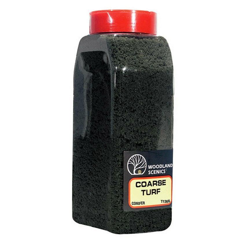 Woodland Scenics Coarse Turf Conifer Green Shaker 57.7 in3 (945 cm3)