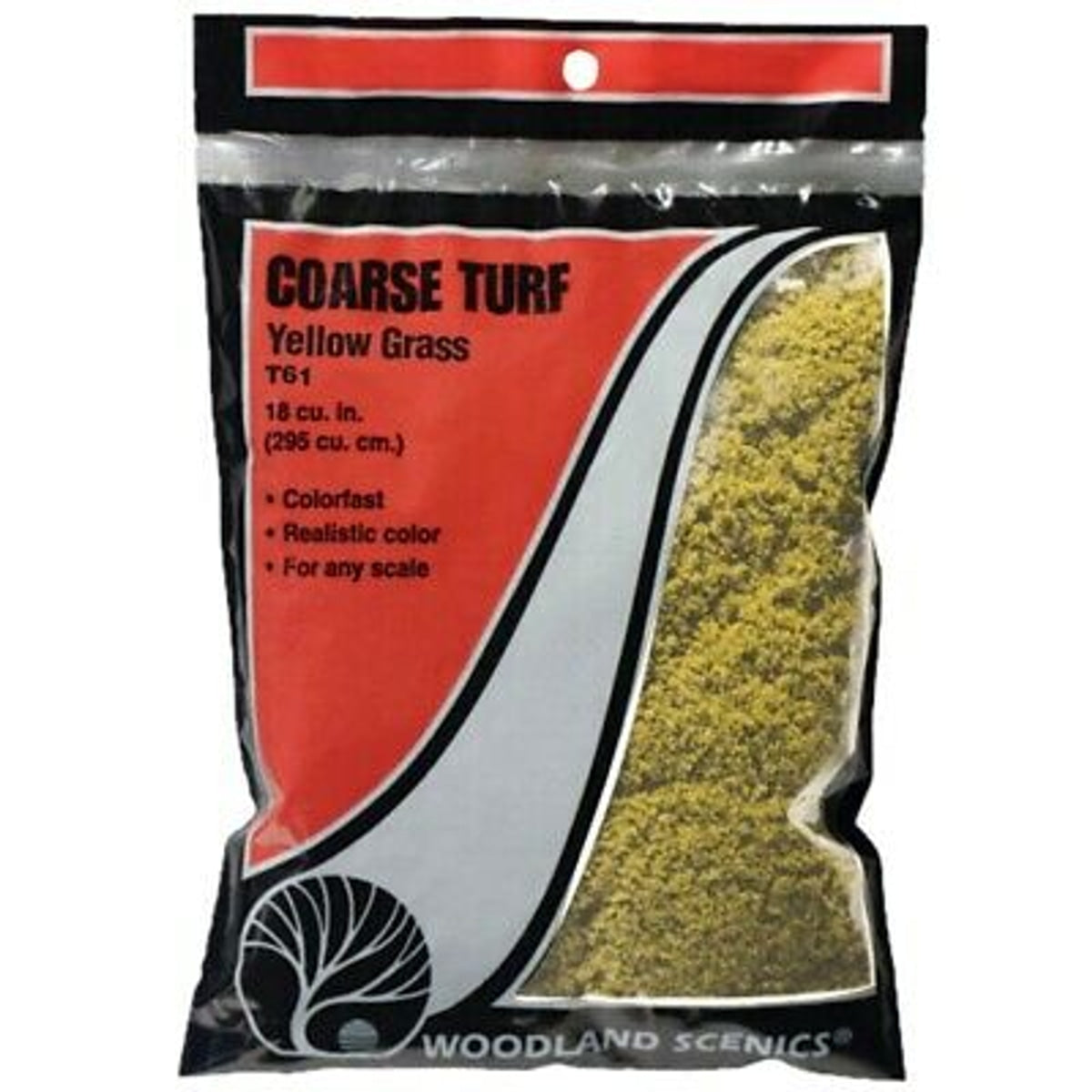 Woodland Scenics Coarse Turf Yellow Grass 25.2 in³/353 cm³