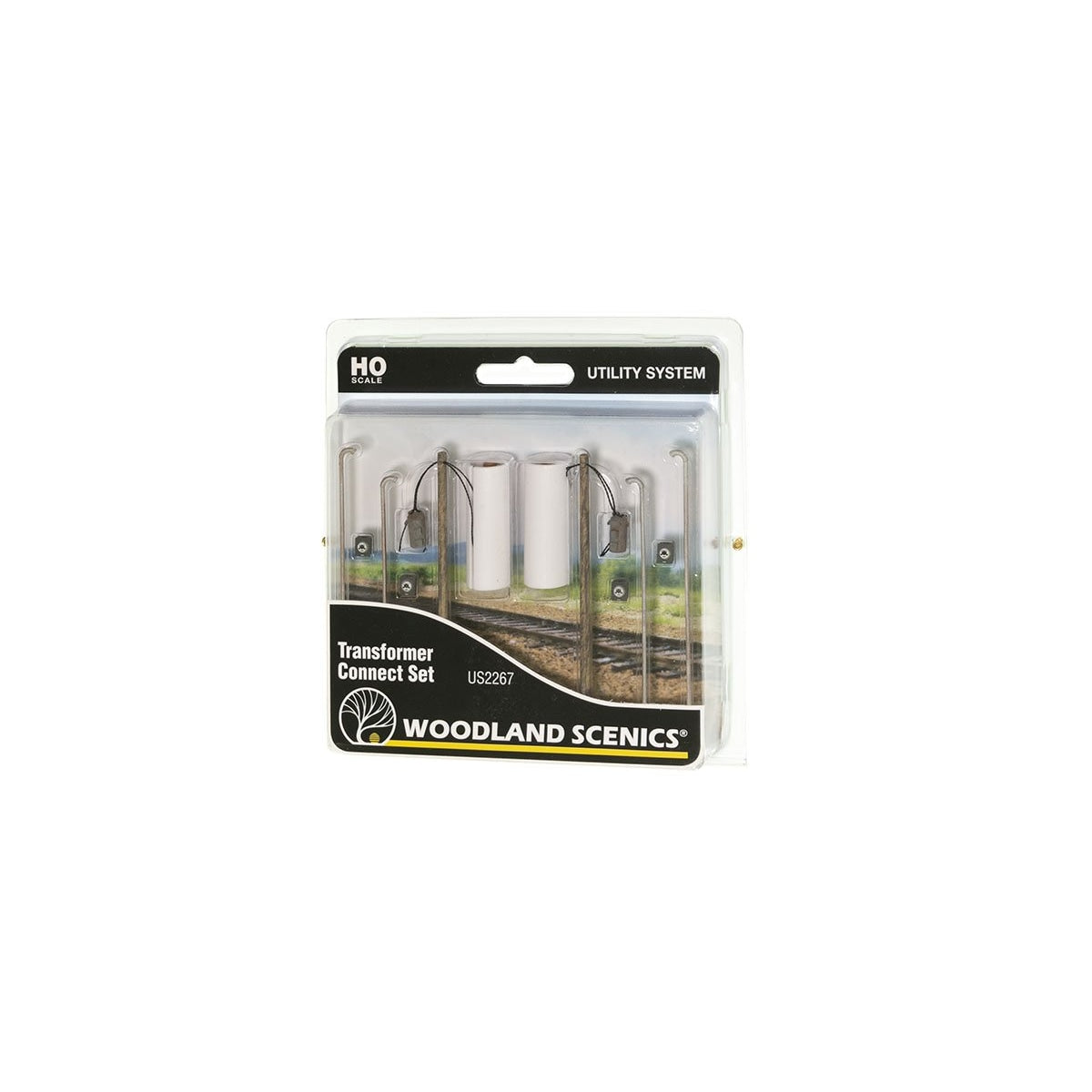Woodland Scenics HO Pre-Wired Poles Transformer Connect Set Utility System