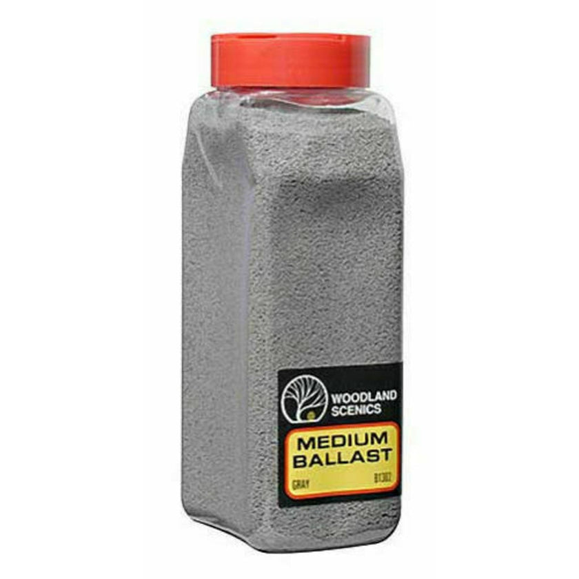 Woodland Scenics Medium Ballast Gray Shaker 57.7 in3 (945 cm3)