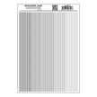 Woodland Scenics Model Graphics MG759 HO Dry Transfer Decals Stripes Black NIB