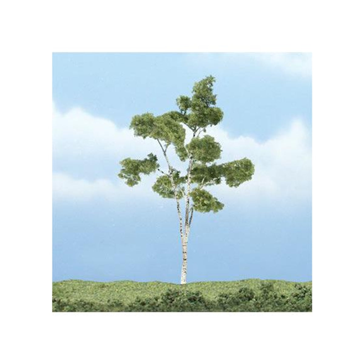 Woodland Scenics Ready Made Premium Trees Paper Birch 4-1/2