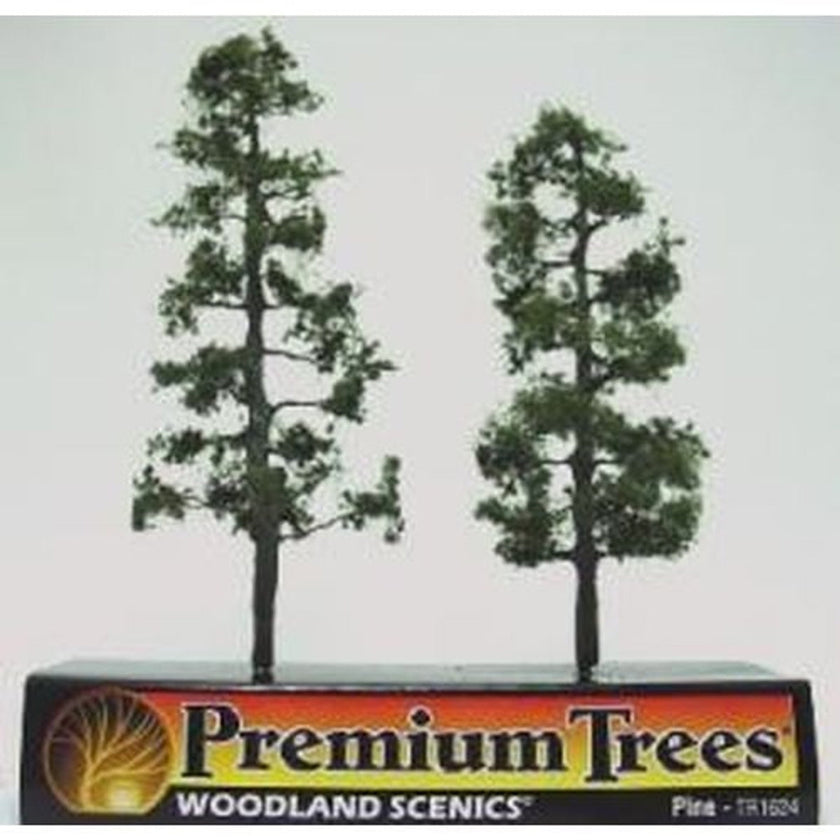 Woodland Scenics Ready Made Premium Trees Pine 5-1/8 & 4-1/2