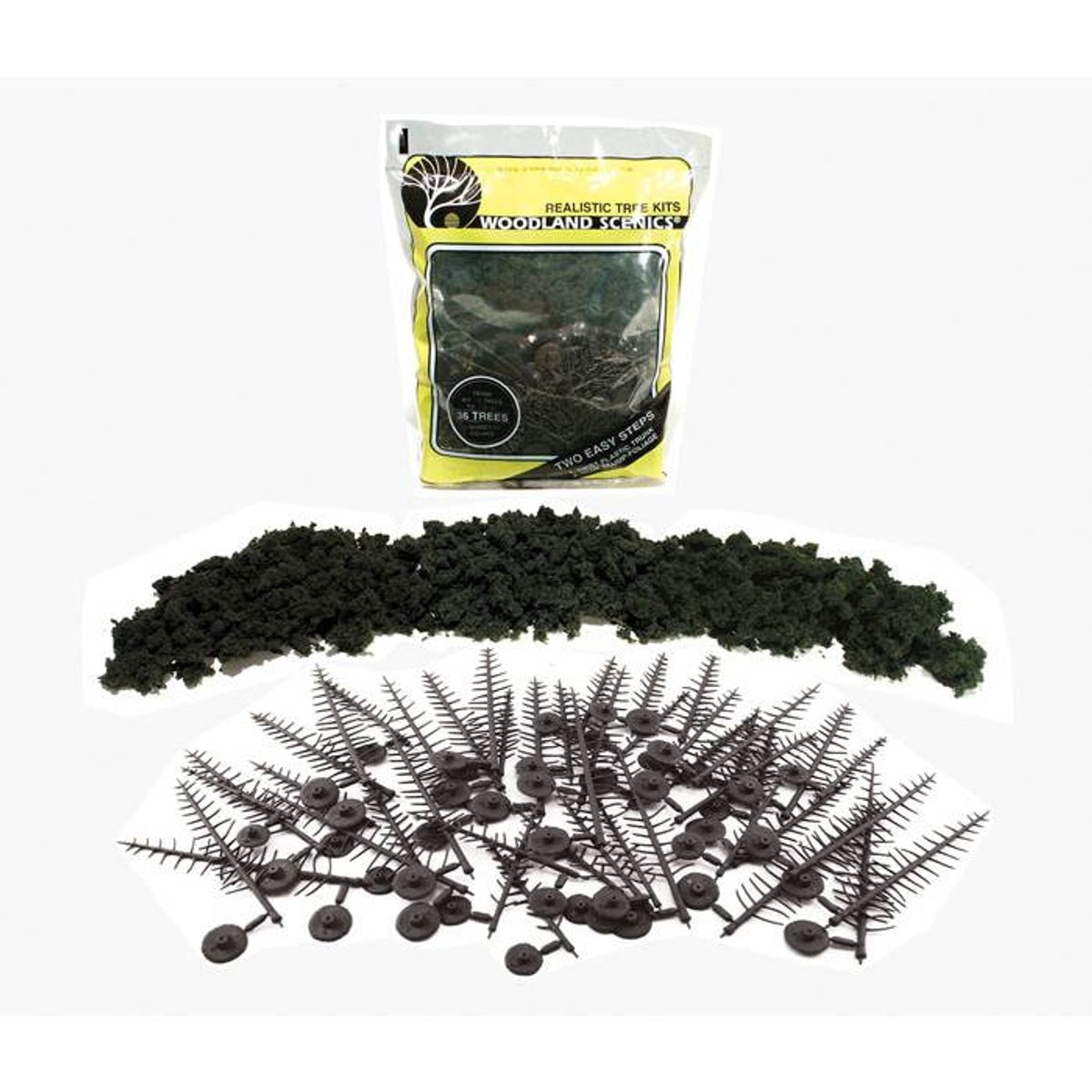 Woodland Scenics Realistic Trees Pines Forest Green 2.5
