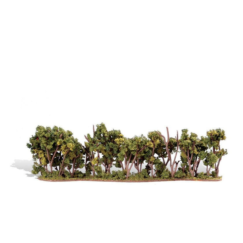 Woodland Scenics Woodland Classics Hedge Row Ready Made Trees 7-3/4 x 1 to 2