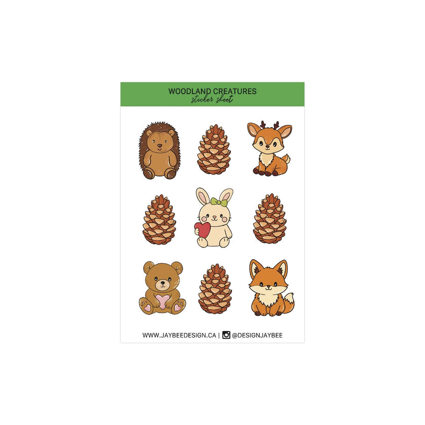 Woodland Mini Sticker Sheet