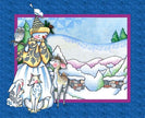 Woodland Snowman Panel - Jim Shore