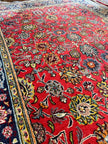 Wool and silk Qum rug|6’7”x4’6”