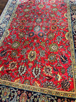 Wool and silk Qum rug|6’7”x4’6”