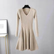 Woolen Skirt Base Knitting Women's Dress
