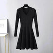 Woolen Skirt Base Knitting Women's Dress
