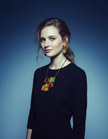 Trendy Earth Tone Earrings in Brown, Yellow and Green- 