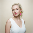 Clay Two Tone Earrings Handmade, Post or Clip Ons - 