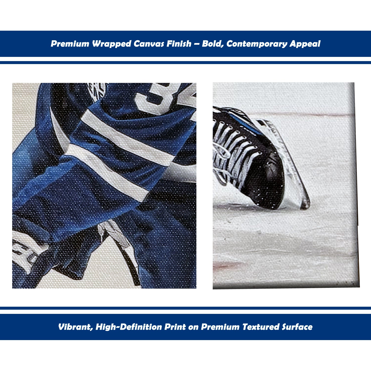 AUSTON MATTHEWS SLAPSHOT TORONTO HOCKEY NHL LICENSED WRAPPED CANVAS – WALL ART DECOR FOR SPORTS ENTHUSIASTS – COLLECTIBLE PRINT TRIBUTE OF STAR PLAYER – OFFICIAL FAN DISPLAY – LEAFS MEMORABILIA GIFT IDEA 16