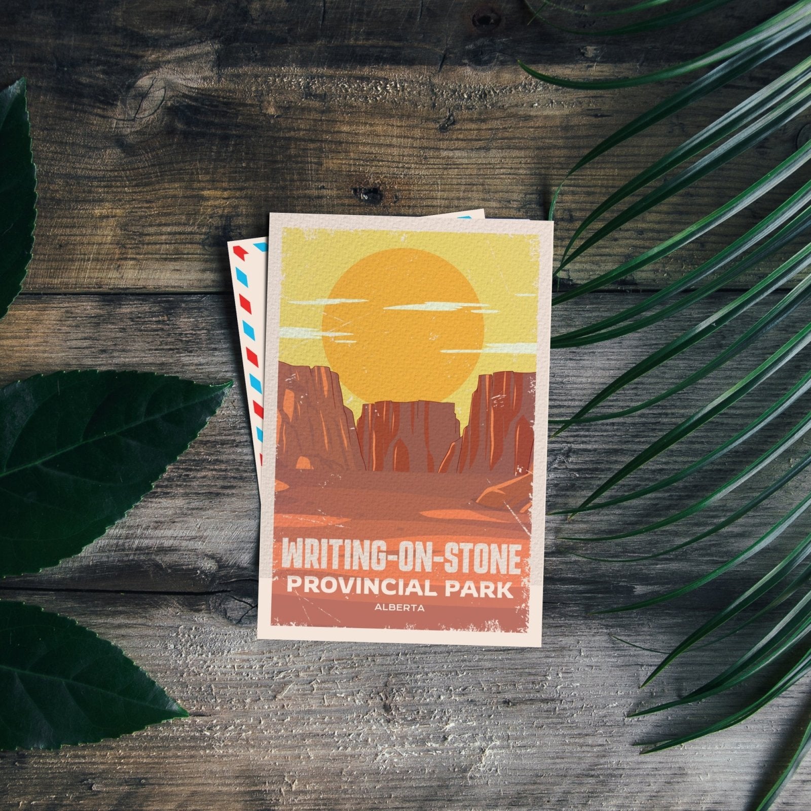 Writing-on-Stone Alberta Provincial Park Postcard, Canada Parks