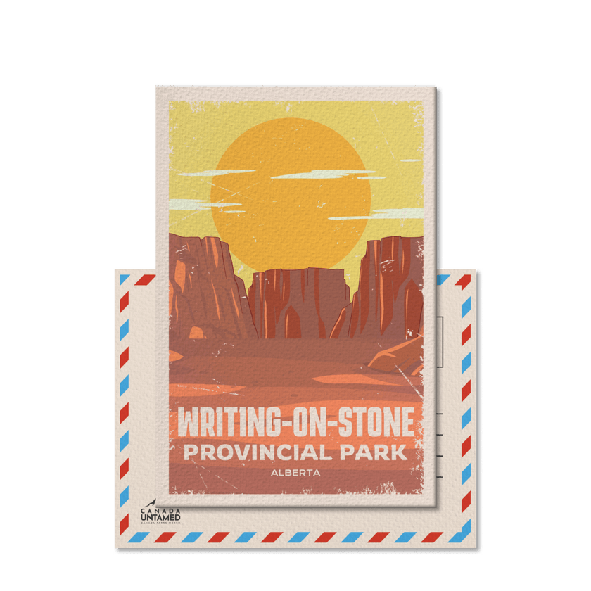 Writing-on-Stone Alberta Provincial Park Postcard, Canada Parks