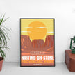 Writing-on-Stone Provincial Park 'Explored' Poster, Canada Parks