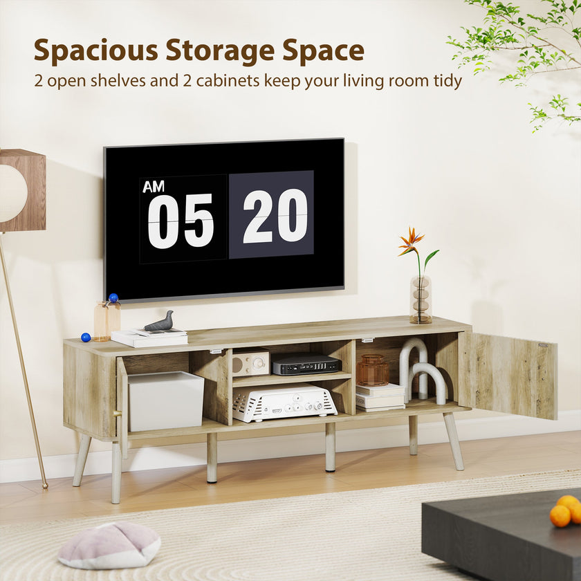 Birch TV Stand for Televisions up to 65