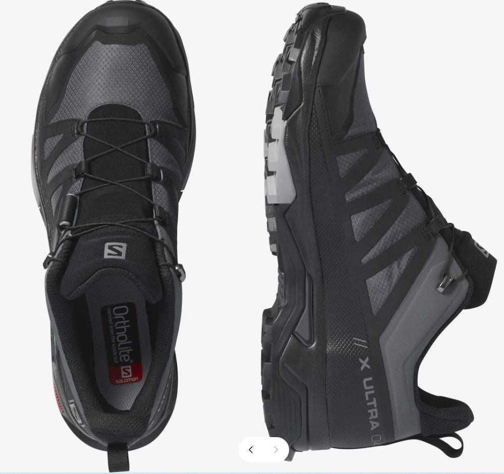Salomon Mens X Ultra 4 GTX Waterproof Hiking Shoes