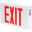 Exit Sign, LED, Battery Operated/Hardwired, 12-1/5