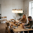 Ballo 6-Light Scandinavian Pendant Light for Dining Table & Kitchen Island