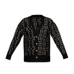 Black Bogolan knitted Cardigan