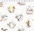 Clothworks Fabrics Having A Ball Y3186-1 White