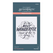 Most Wonderful Time Press Plate from the BetterPress Christmas Collection