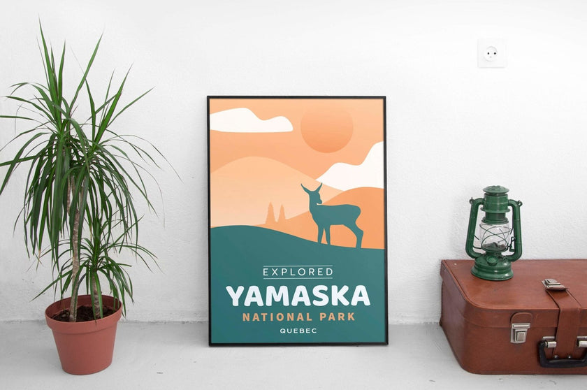 Yamaska National Park 'Explored' Poster, Canada Parks