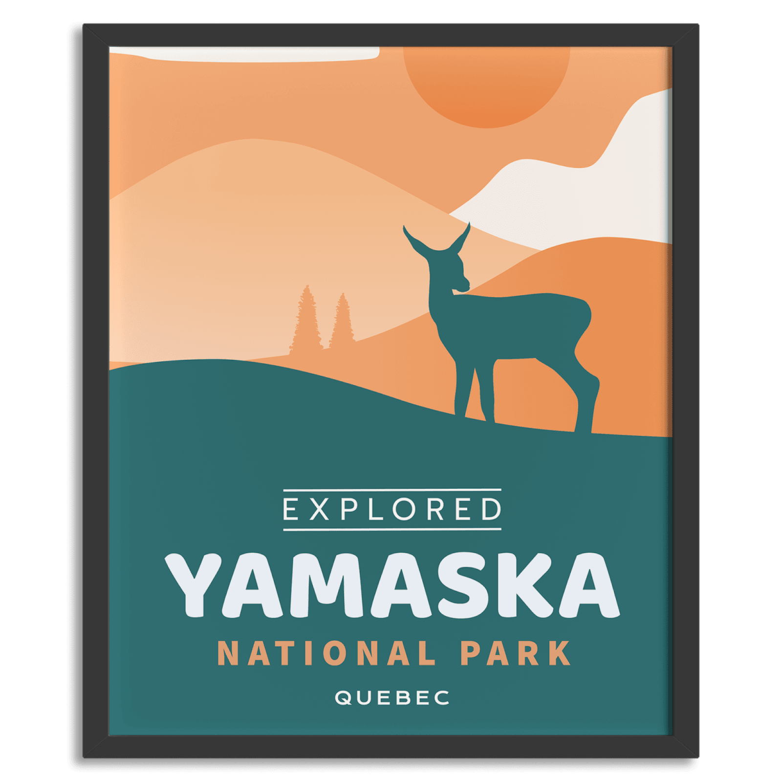 Yamaska National Park 'Explored' Poster, Canada Parks