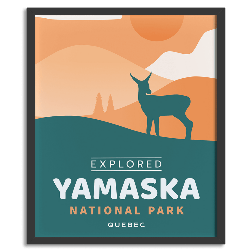 Yamaska National Park 'Explored' Poster, Canada Parks