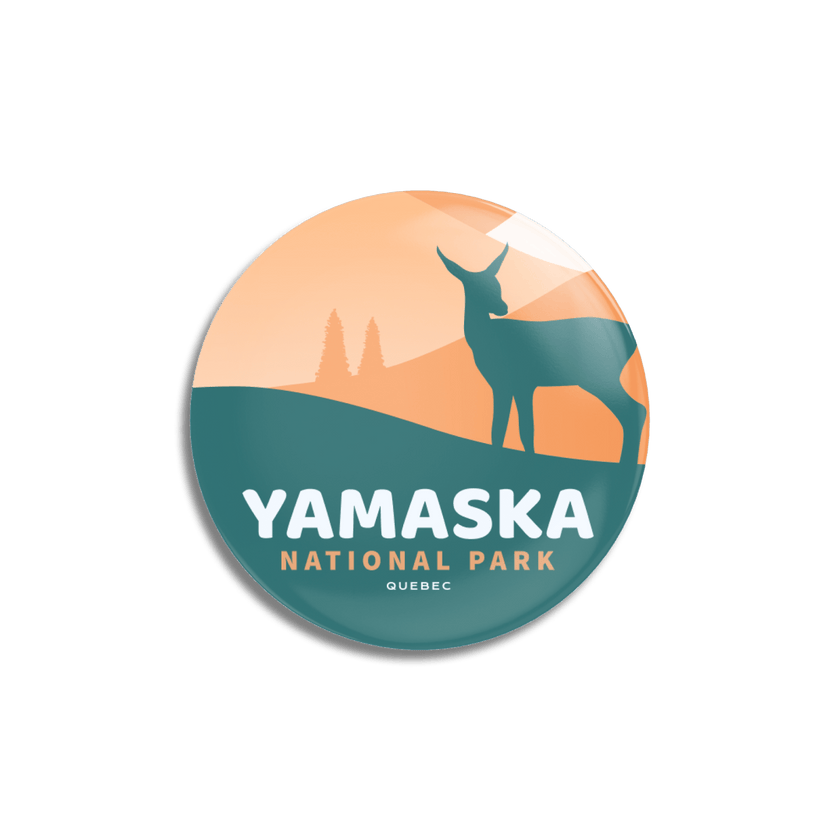 Yamaska National Park of Quebec Pinback Button, Canada Parks
