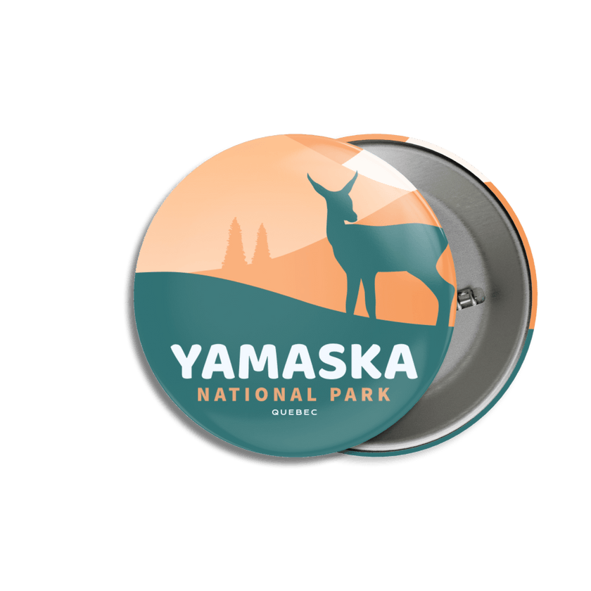 Yamaska National Park of Quebec Pinback Button, Canada Parks