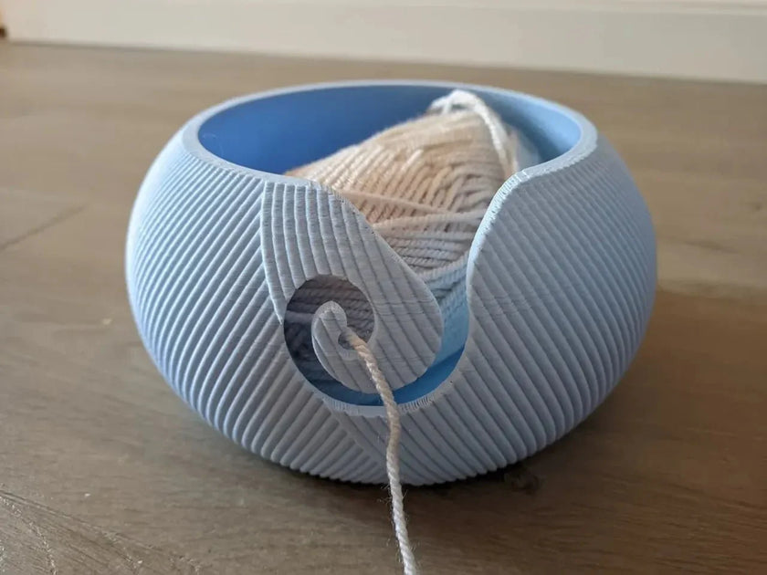 3D Printed Yarn Bowl – Swirl Guide for Knitters & Crocheters