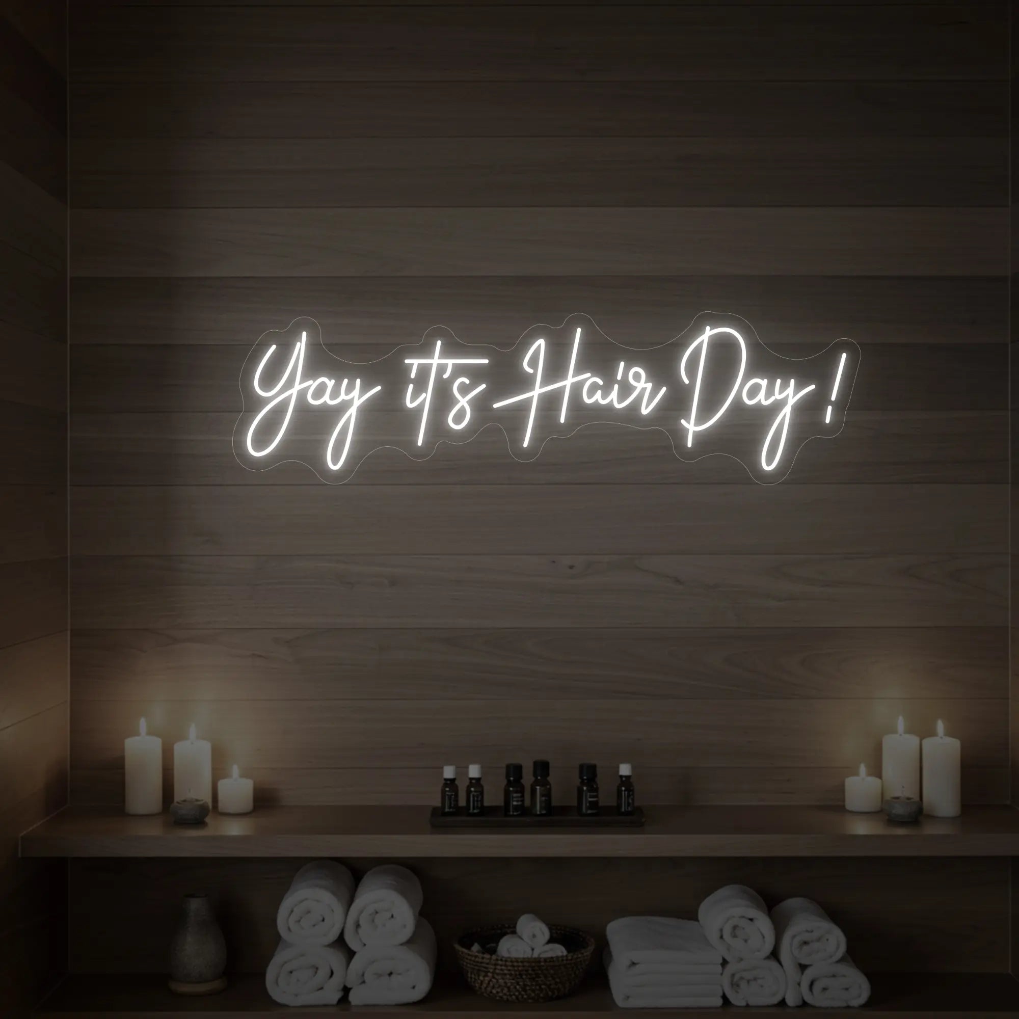 Yay It’s Hair Day! Neon Sign