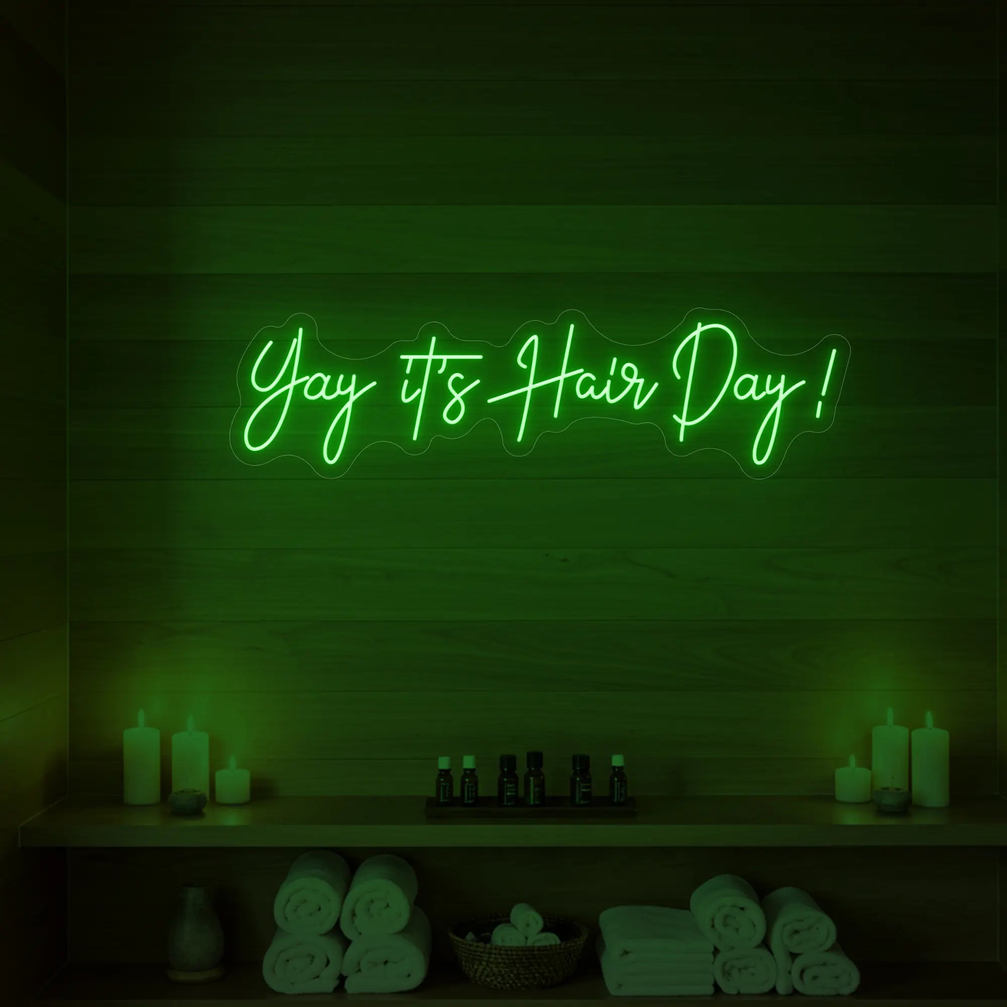 Yay It’s Hair Day! Neon Sign