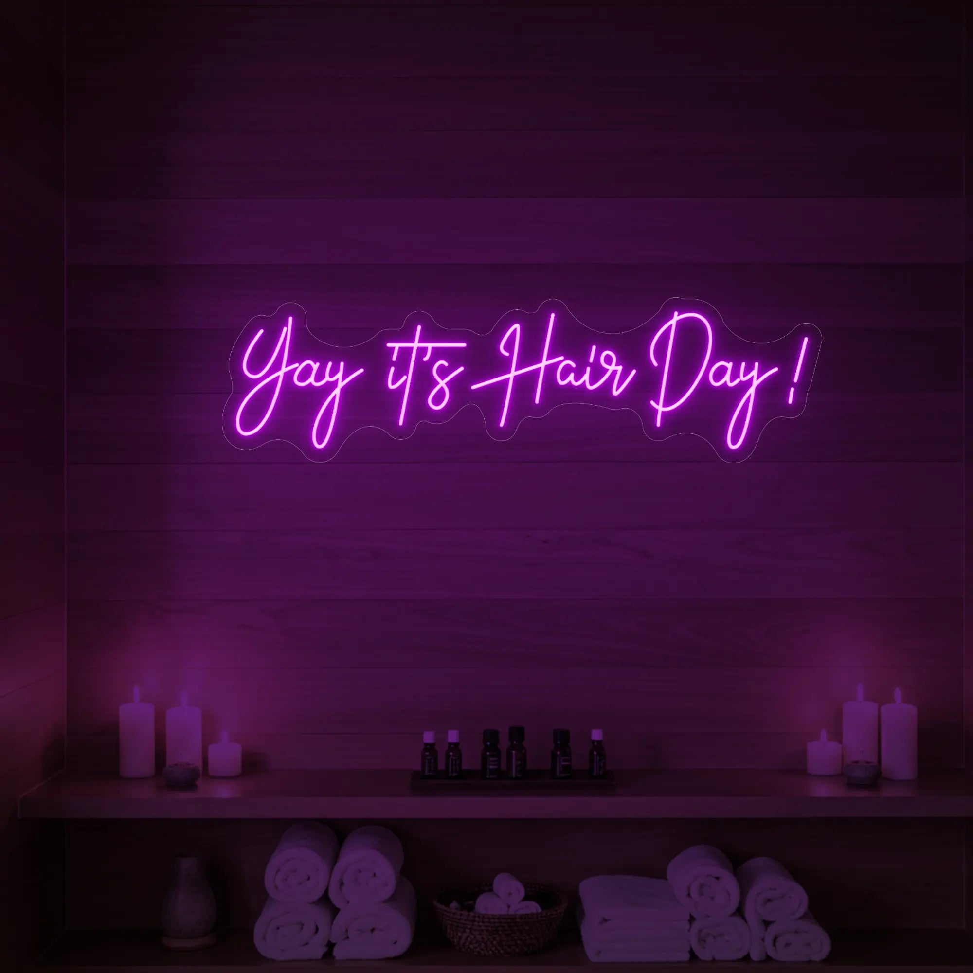 Yay It’s Hair Day! Neon Sign