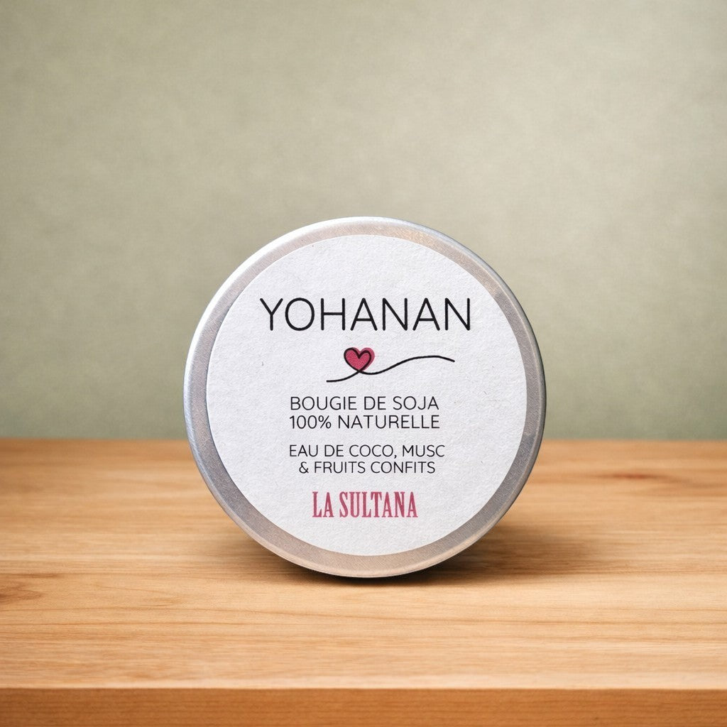 Bougie de soya YOHANAN fruits confits