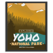 Yoho National Park 'Explored' Poster, Canada Parks