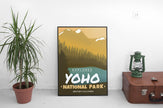 Yoho National Park 'Explored' Poster, Canada Parks