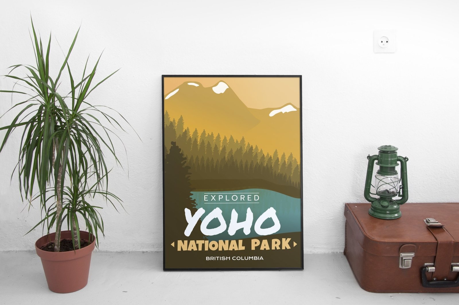 Yoho National Park 'Explored' Poster, Canada Parks